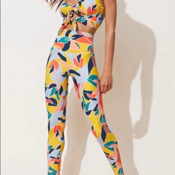 Beach Riot | Pants & Jumpsuits | Beach Riot Tropical Floral